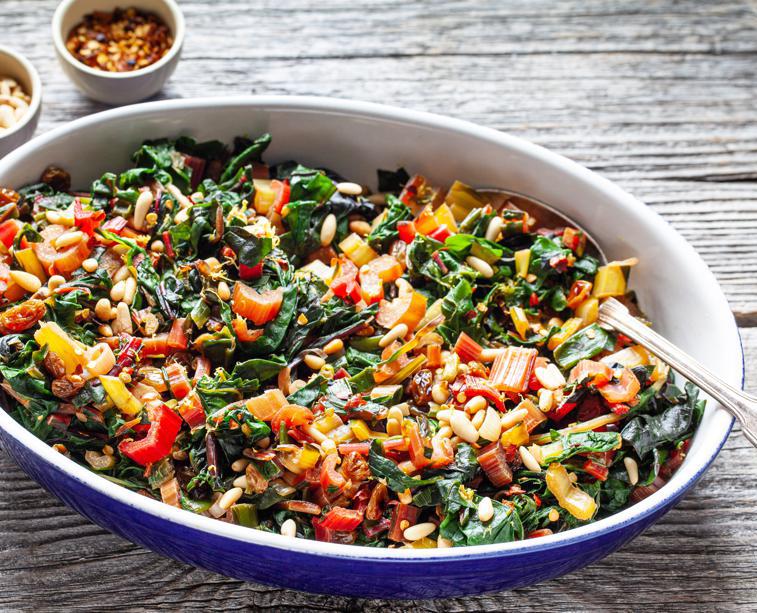 Rainbow Chard Agrodolce The Boston Globe
