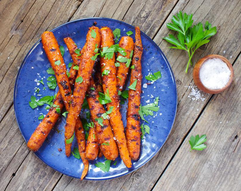 Grilled Whole Carrots with Paprika The Boston Globe