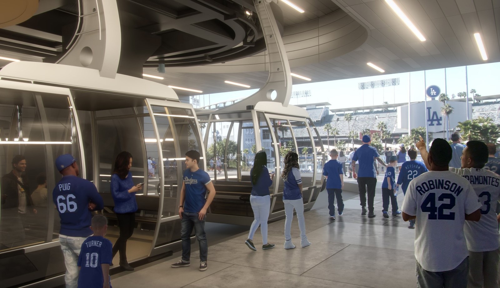 Dodger Stadium Express begins rolling for Dodgers opener on