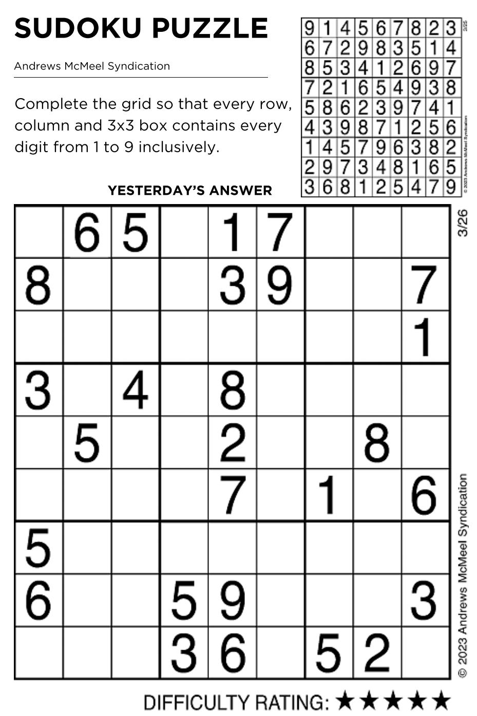 Sudoku - Puzzles