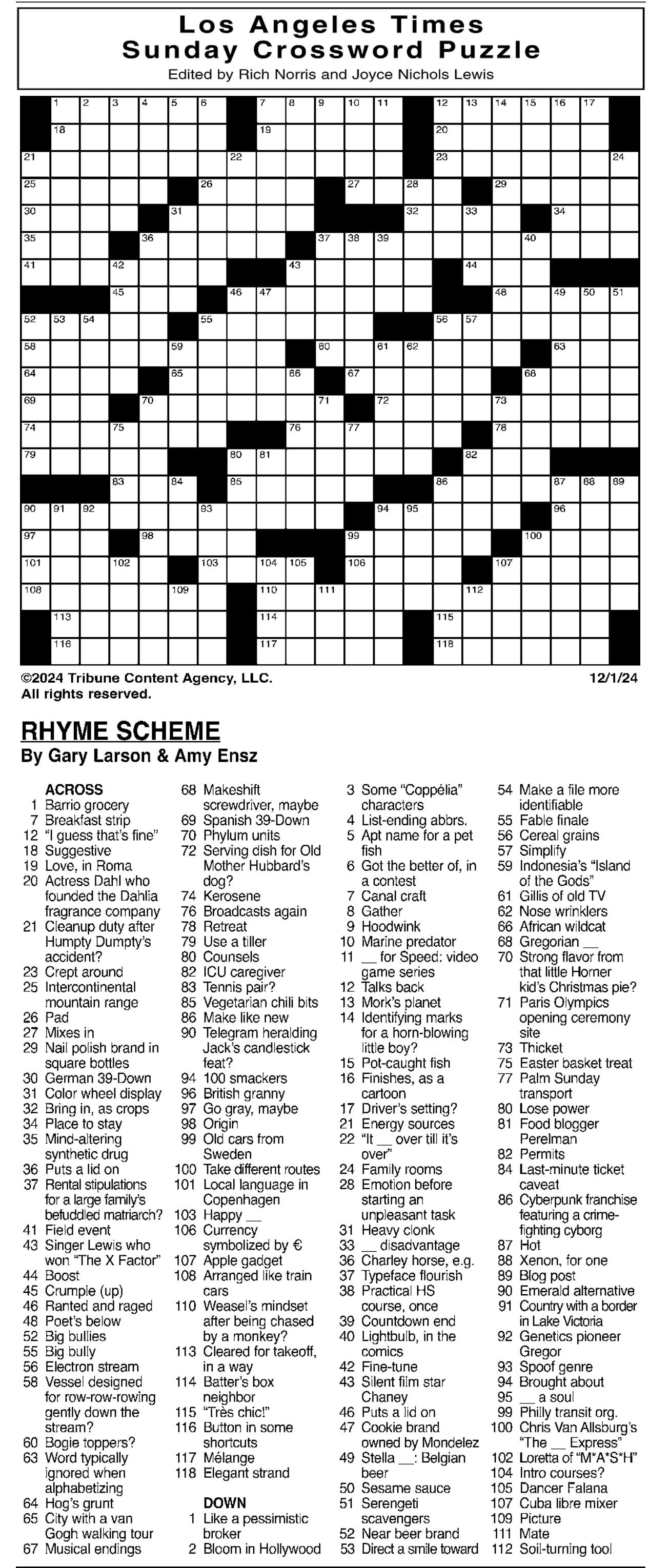 Crossword puzzler - puzzles