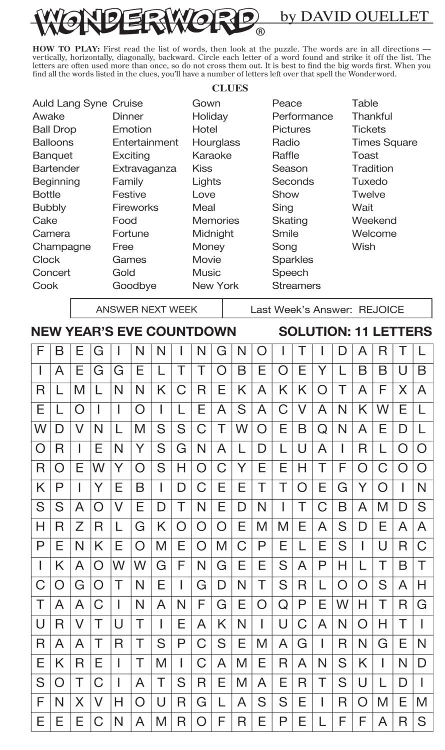 wonderword - puzzles