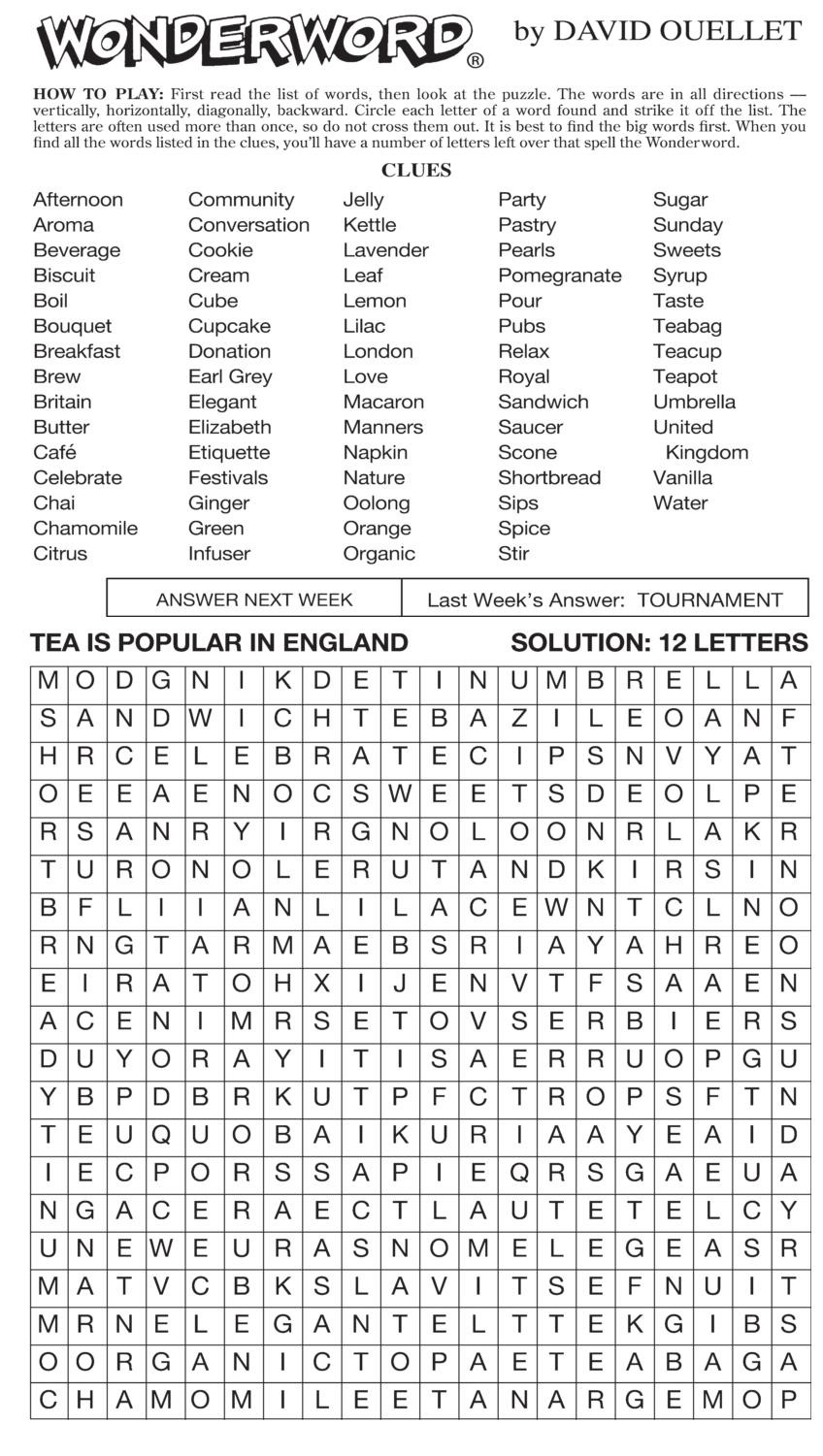 Wonderword - Puzzles
